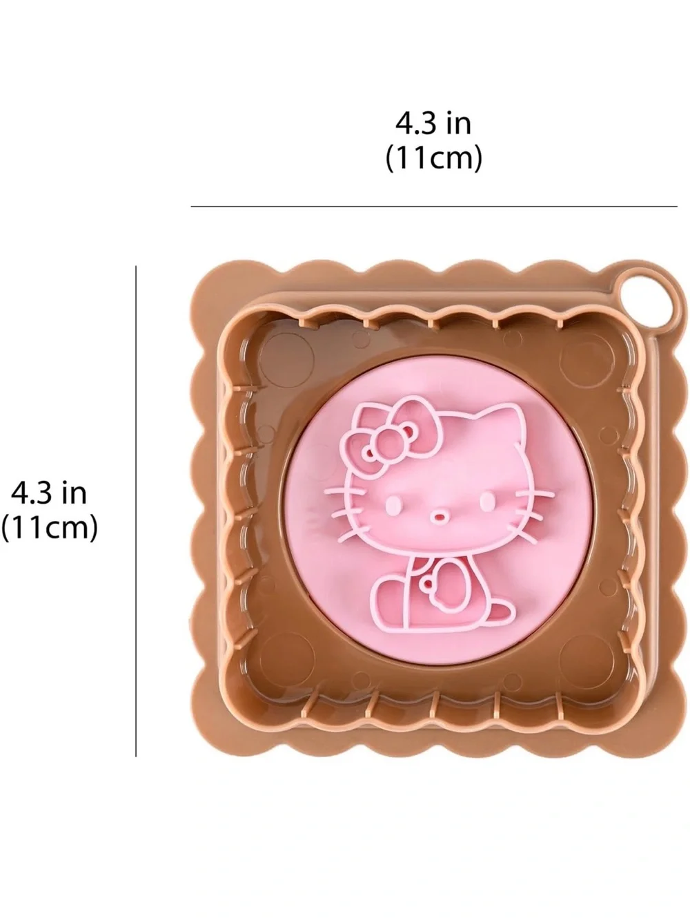 Hello Kitty Sanrio Pink Sandwich Maker Mold | Kawaii Bento Crust Cutter NWT